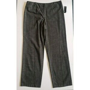 NWT AGB Black Dress Pants Stretch Career wear Office Workwear Women's 12 36x30